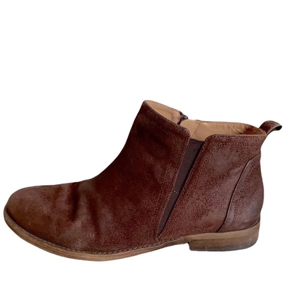 Franco Sarto Hancock Chukkas Booties Suede Size 7
